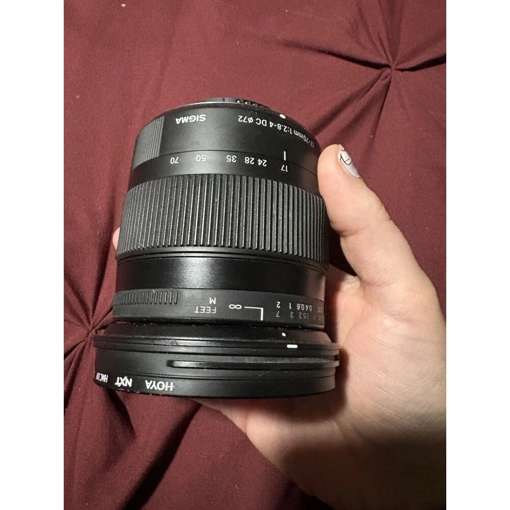 Sigma 17-70mm 1:2.8-4 DC Camera Lens No Cap For Nikon